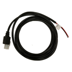 HONEYWELL, NCNR, EOL, NO DIRECT REPLACEMENT, RS232 VERIFONE, CABLE, RUBY, SAPPHIRE & TOPAZ TERMINALS, BLACK, 8 PIN MODULAR, STRAIGHT, HOST POWER ON PIN 8